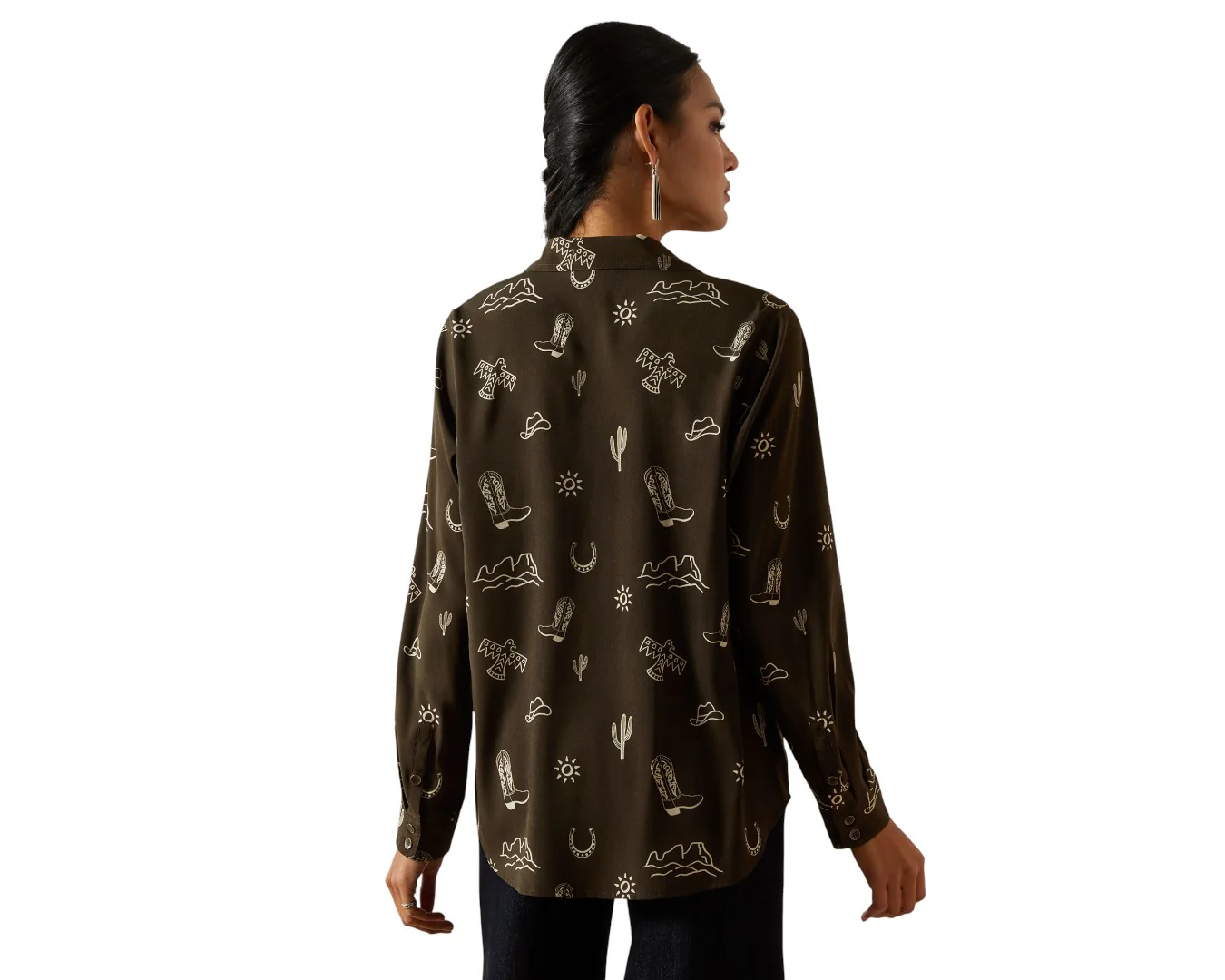 Ariat Women's Homestyle Layla Print Shirt - Image 3