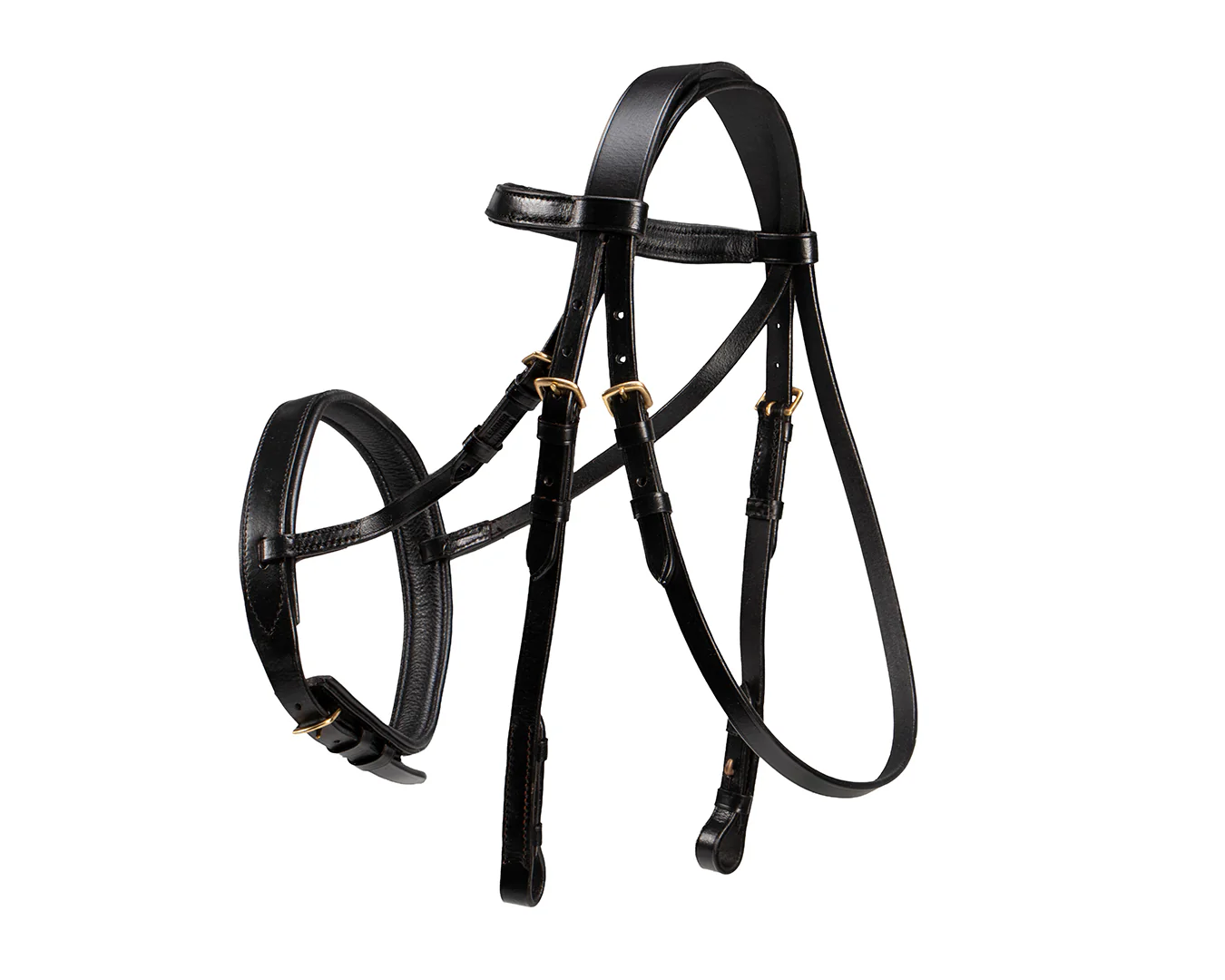 Happy Horse Dressage Bridle - Black - Image 11