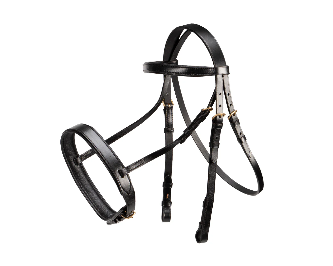 Happy Horse Dressage Bridle - Black - Image 9