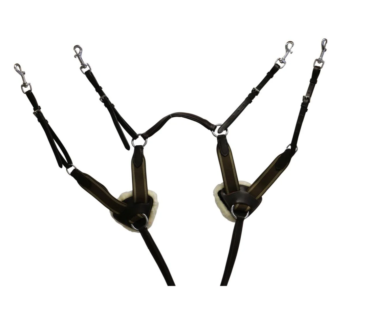 Happy Horse Five Point Breastplate - Brown - Image 2
