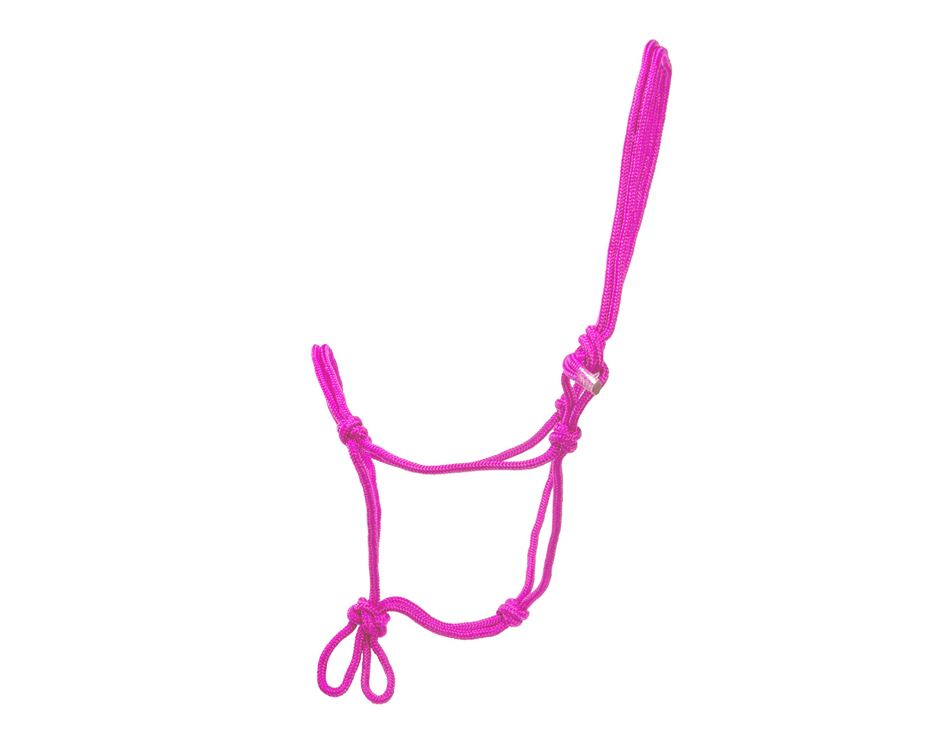 Happy Horse Knotted Rope Halter - Pink - Image 2