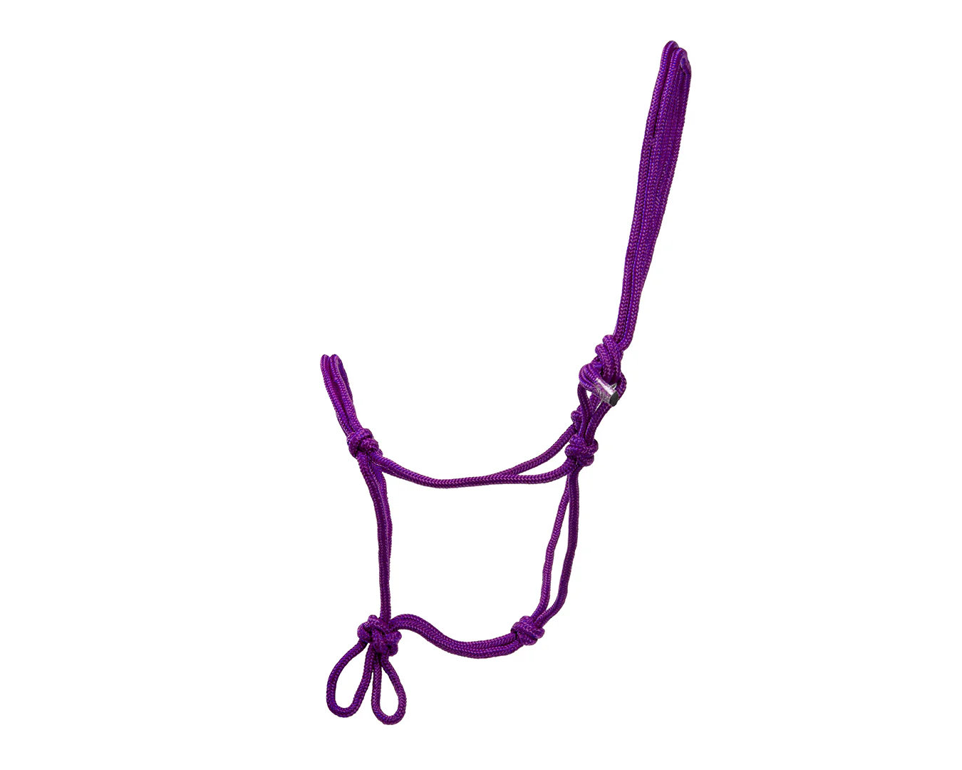 Happy Horse Knotted Rope Halter - Purple - Image 2