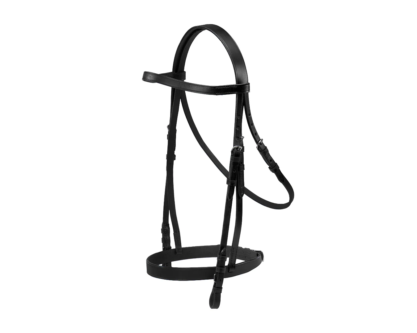 Happy Horse Snaffle Bridle - Black