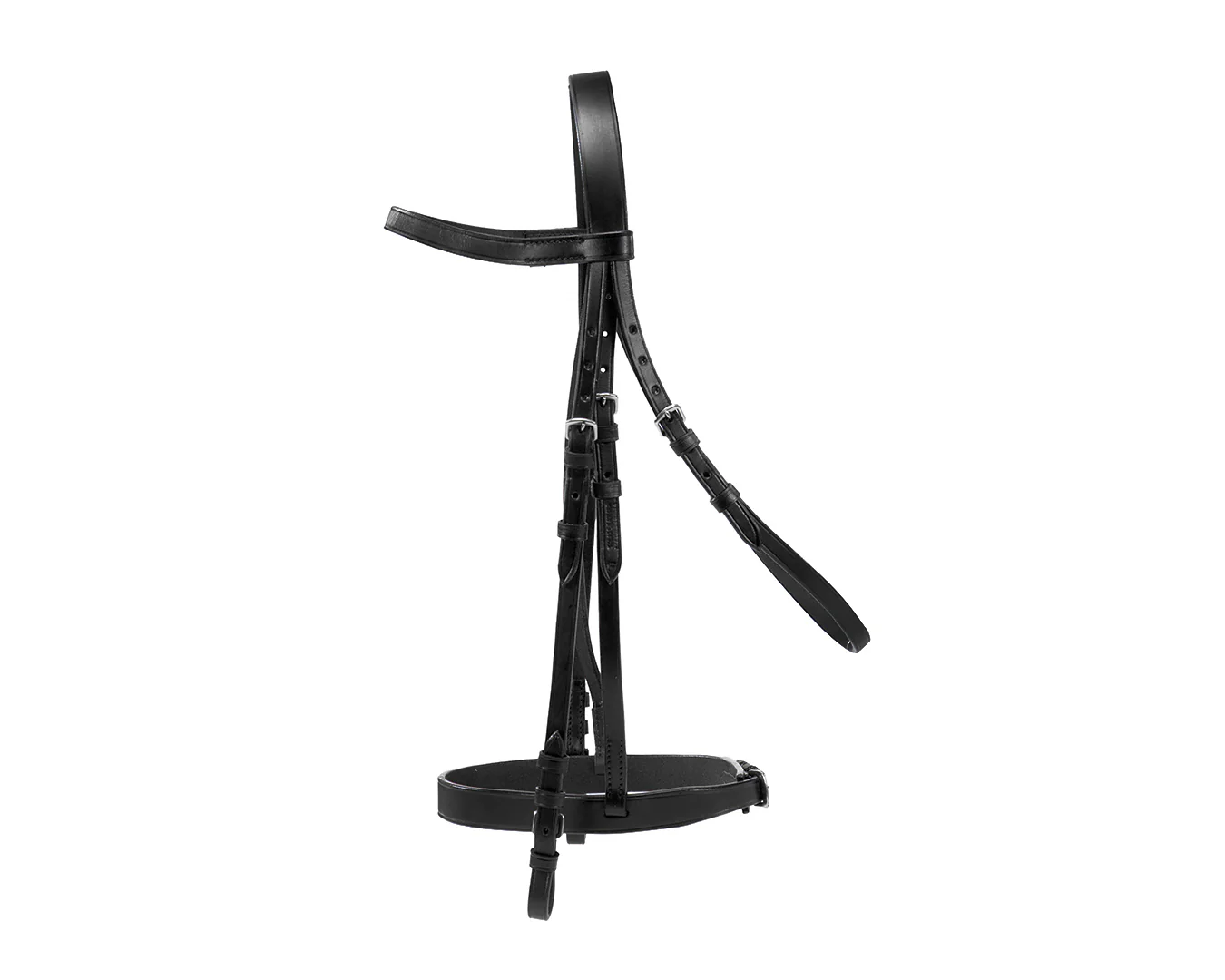 Happy Horse Snaffle Bridle - Black - Image 3