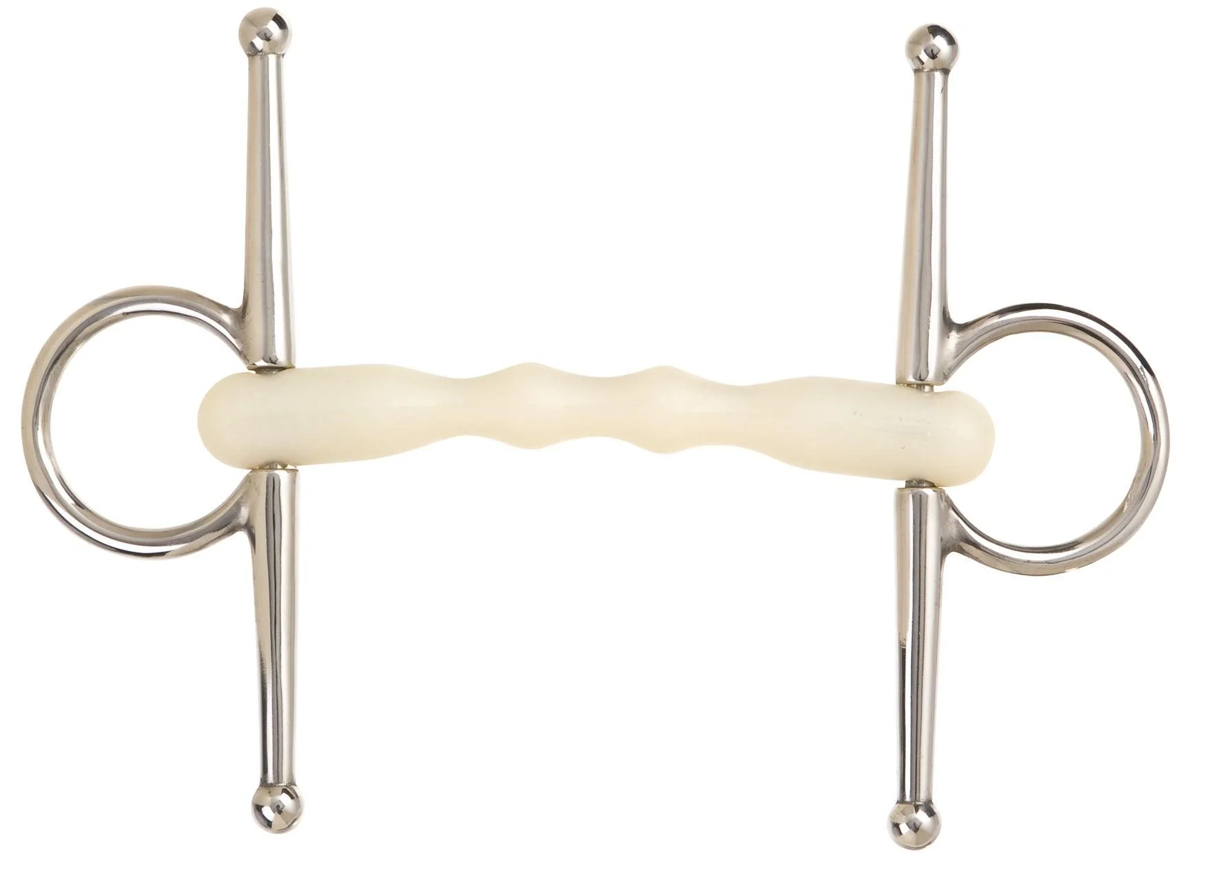 Happy Mouth Full Cheek Snaffle Bit w/Flexible Mouth