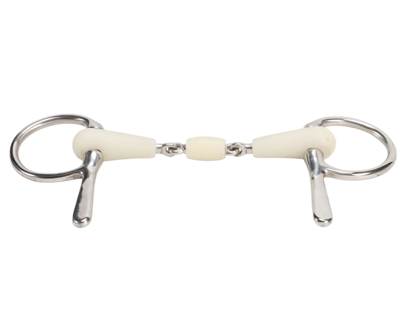 Happy Mouth Half Spoon Snaffle Bit with Double Jointed Mouth - Image 2