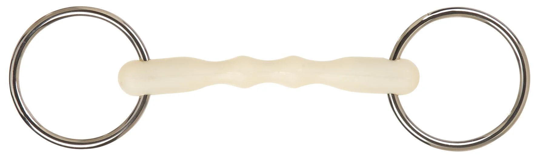 Happy Mouth Loose Ring Snaffle Bit w/Flexible Mouth