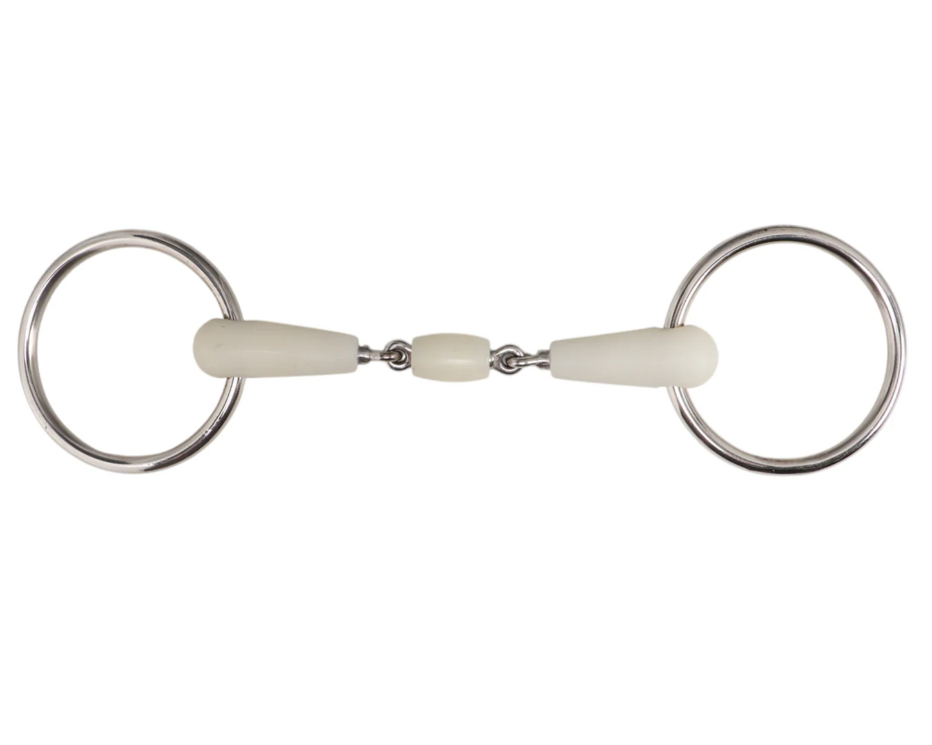 Happy Mouth Loose Ring Snaffle Bit with Double Jointed Mouth