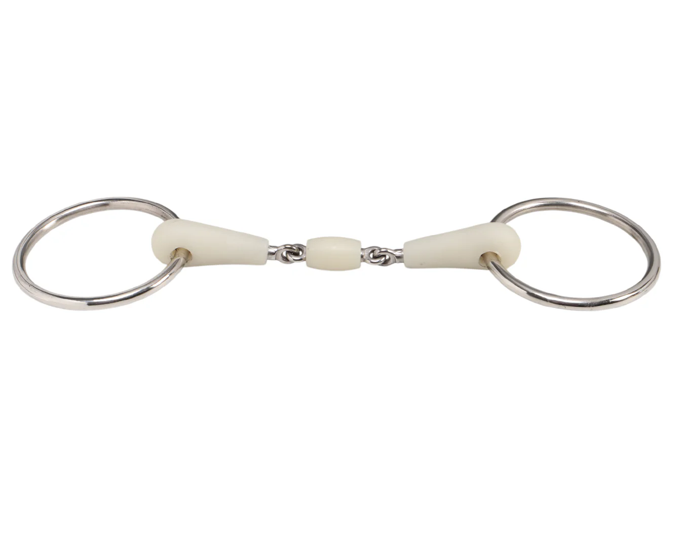 Happy Mouth Loose Ring Snaffle Bit with Double Jointed Mouth - Image 2