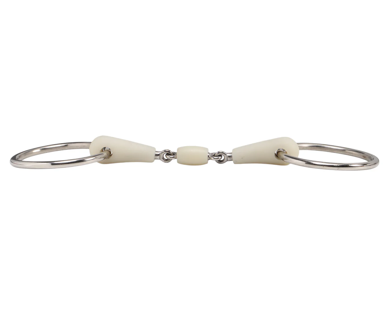 Happy Mouth Loose Ring Snaffle Bit with Double Jointed Mouth - Image 3
