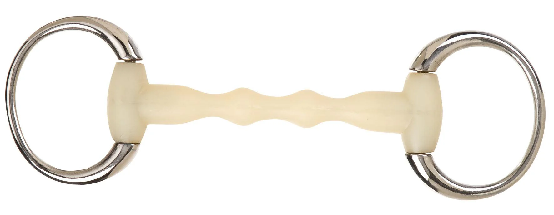 Happy Mouth Round Ring Eggbutt Bit with Flexible Mouth