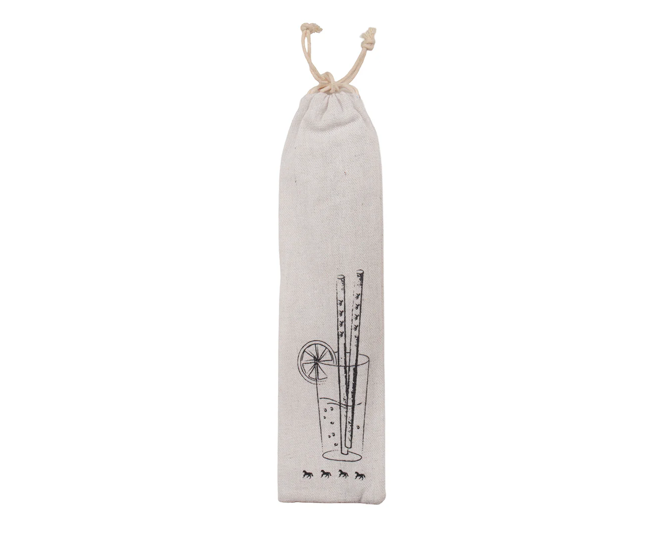 Happy Ross Horse Engraved Stainless Steel Drinking Straws Set - Image 5