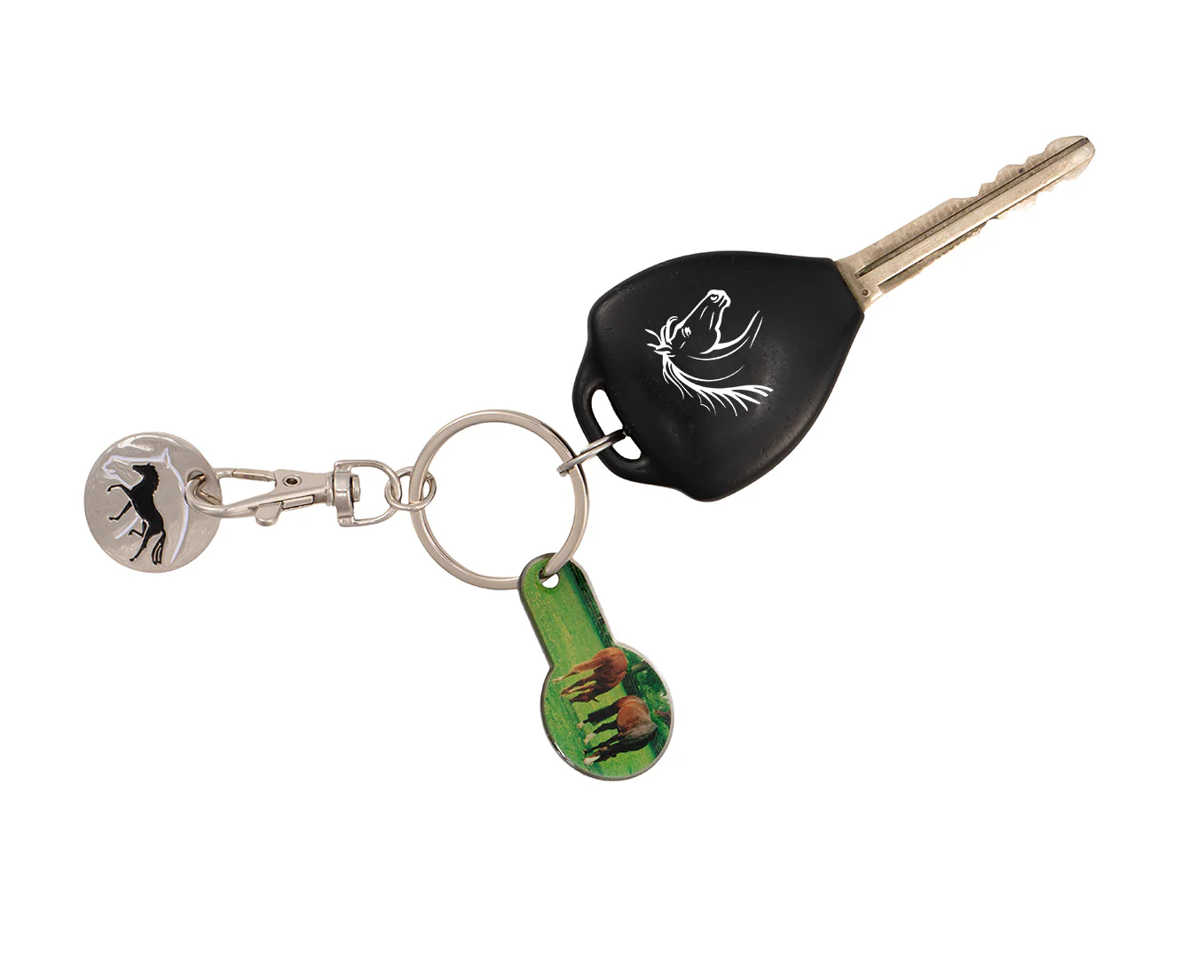 Happy Ross Keyring Shopping Cart Tool - Horse Design