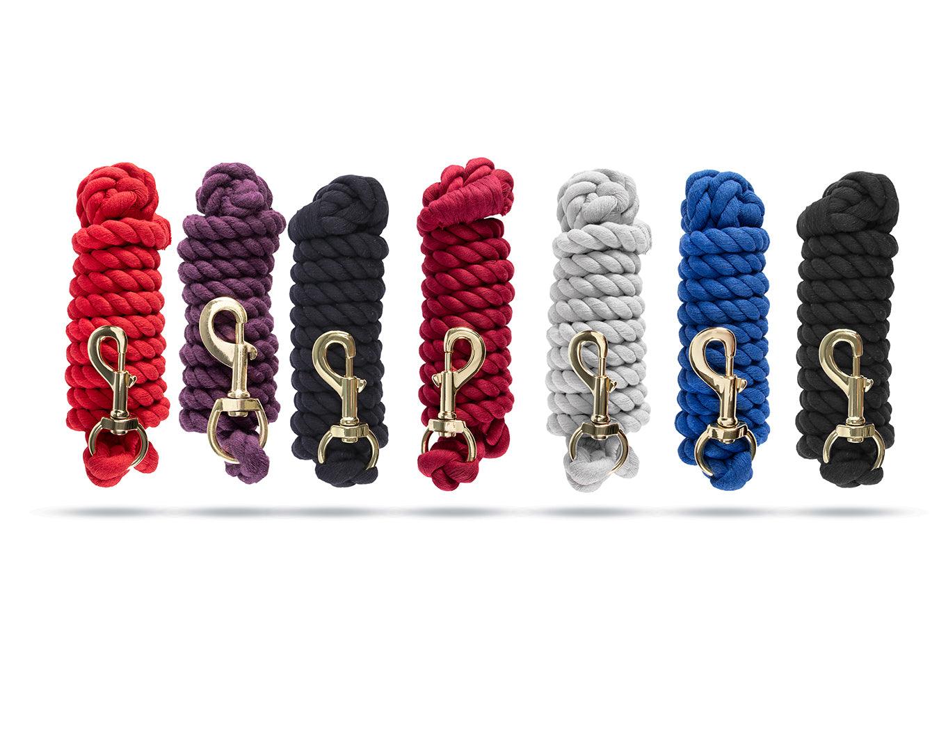 Heavy 3/4" Cotton Lead Rope - Image 2