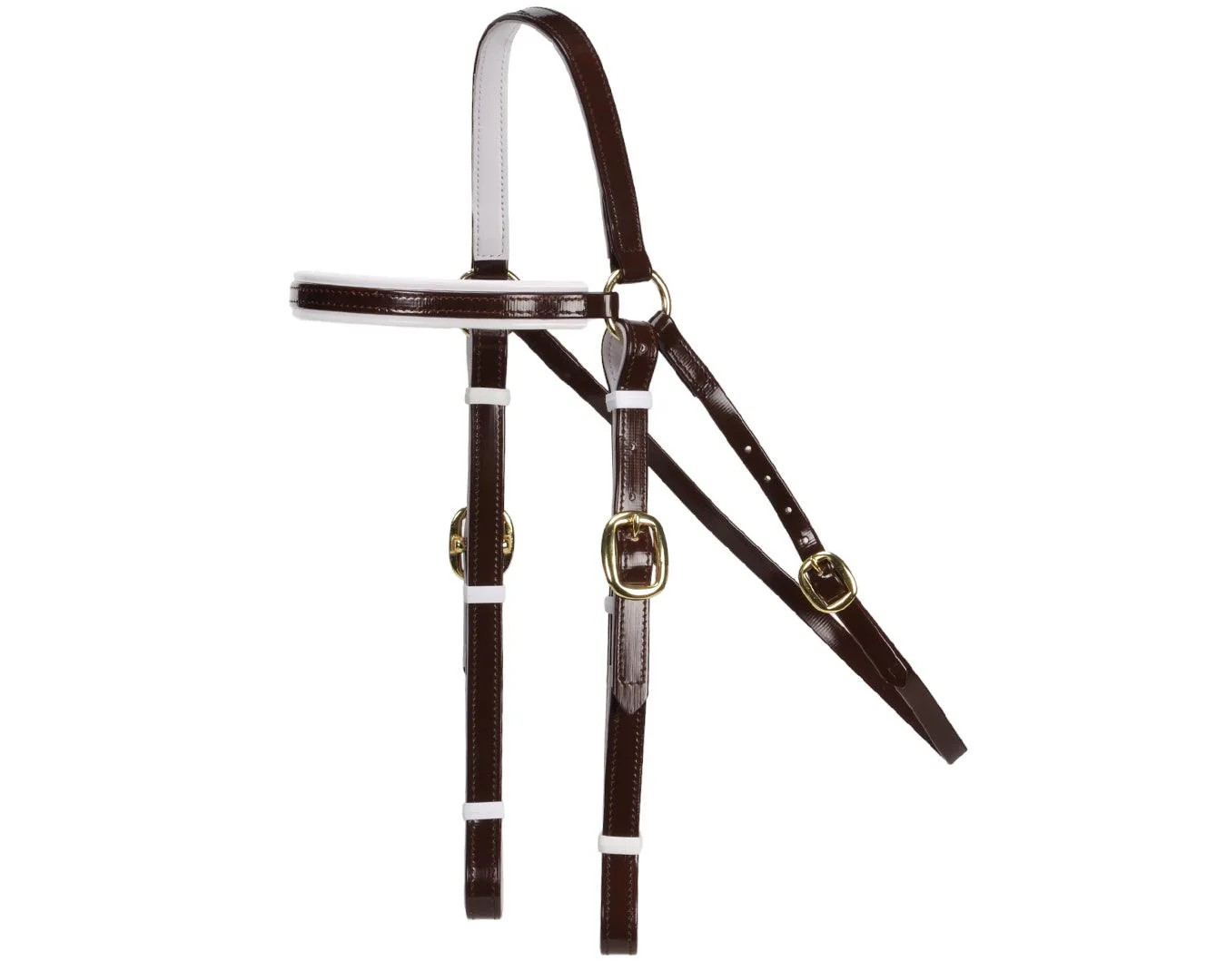 Horse Sense Barcoo Bridle Head - Brass Fittings - Image 5