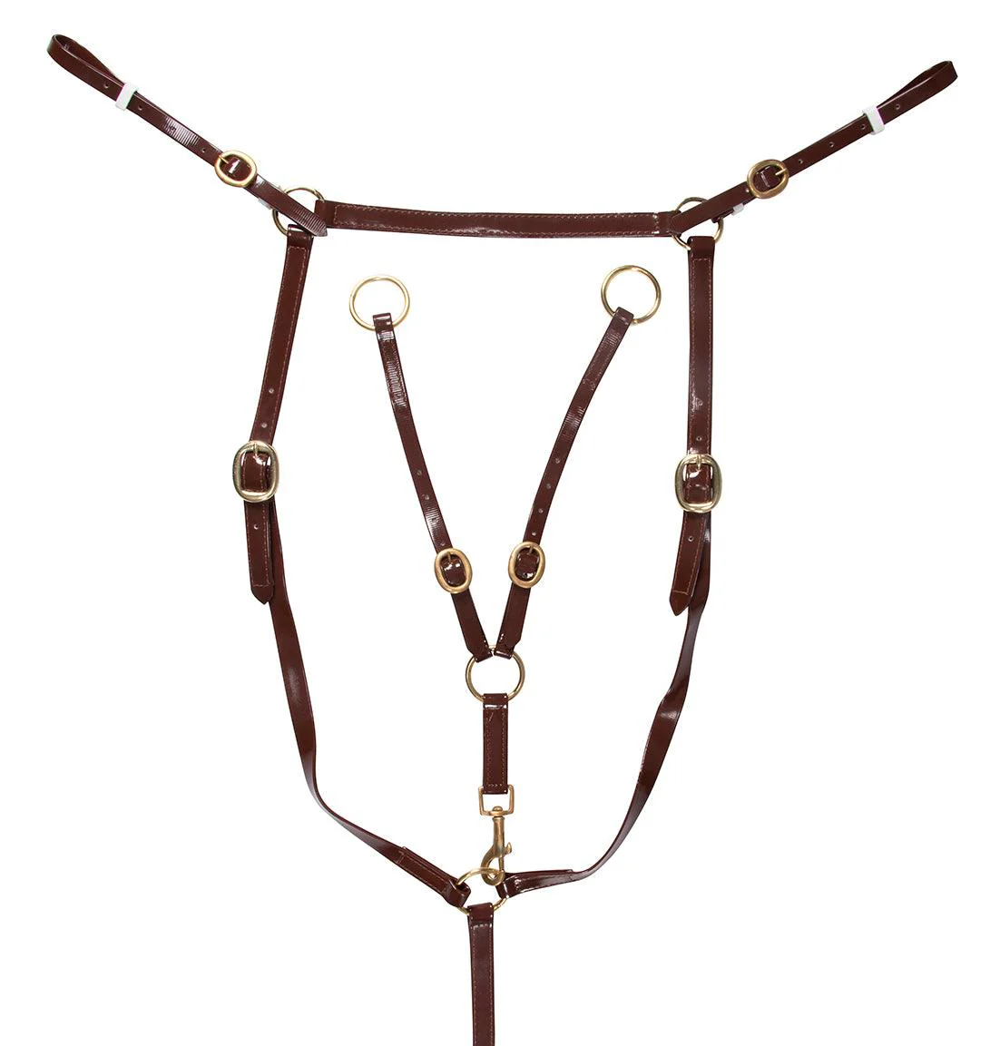 Horse Sense Brass Stockman's Breastplate - Image 4