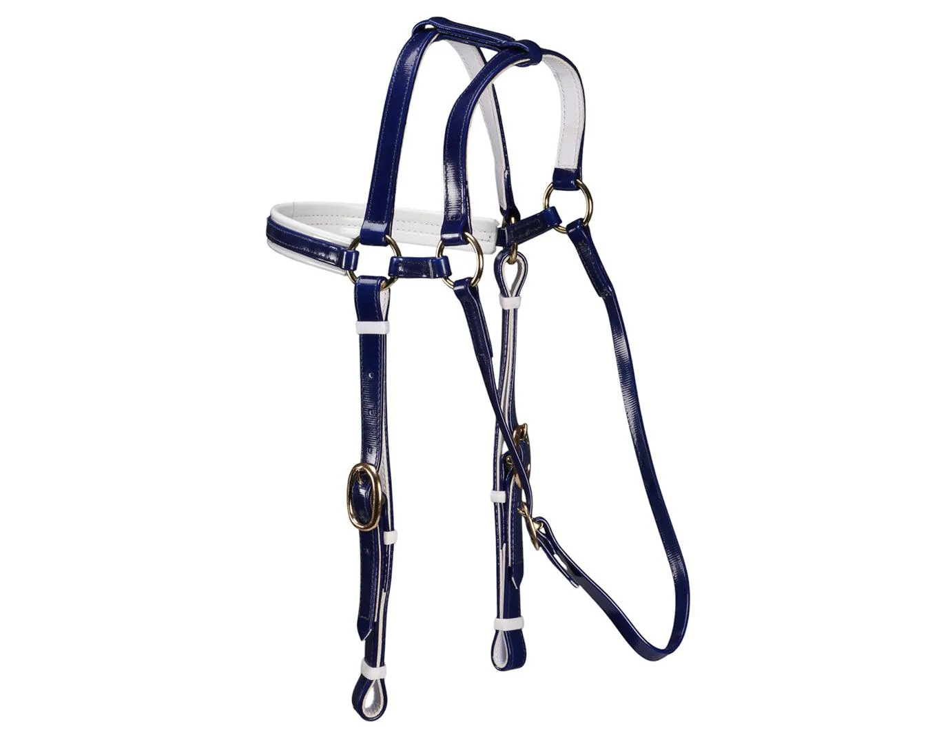 Horse Sense Extended Barcoo Bridle Head - Brass Fittings - Image 4