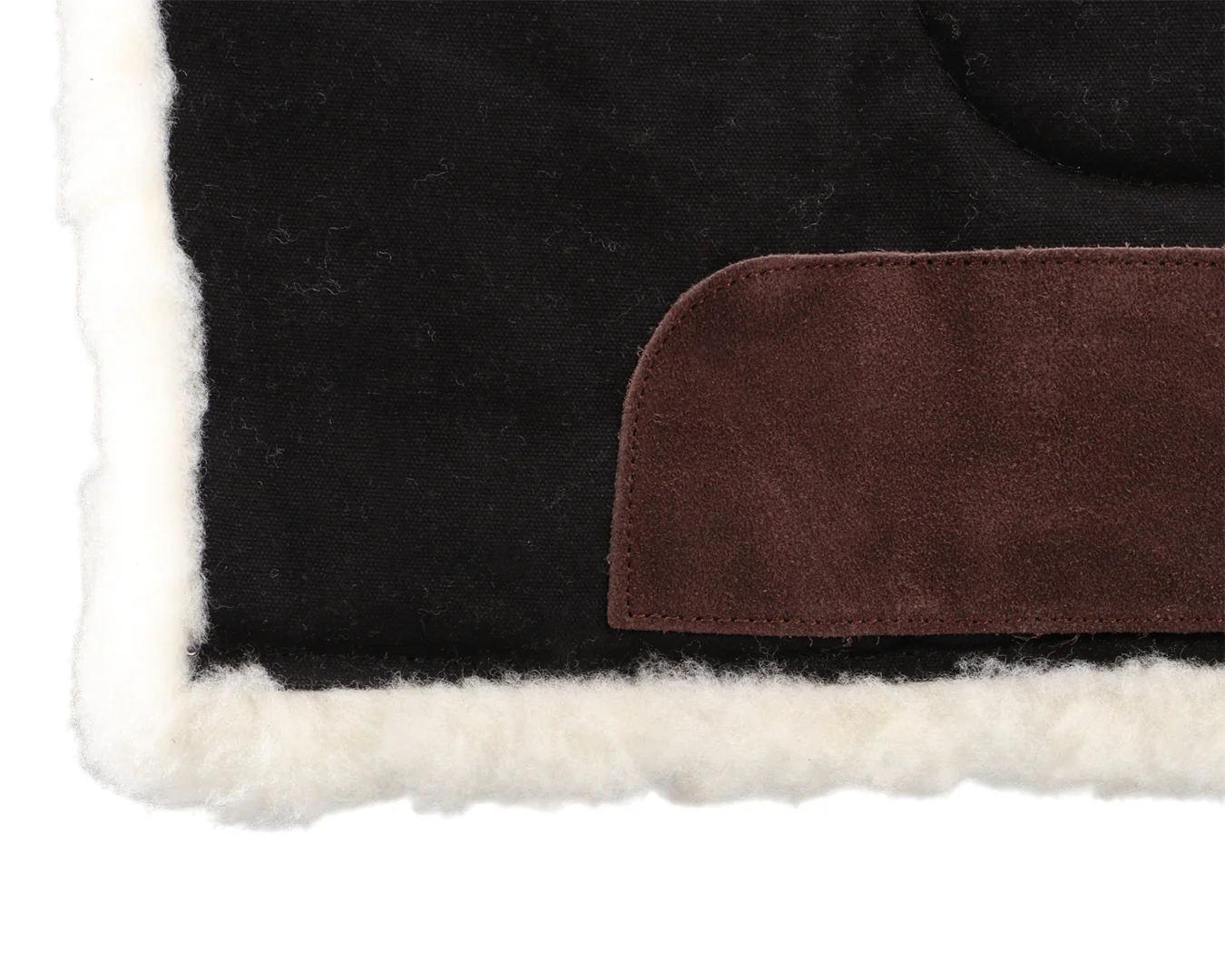 Horsemaster Fleece Lined Canvas Saddle Pad - 32" x 32" - Image 6