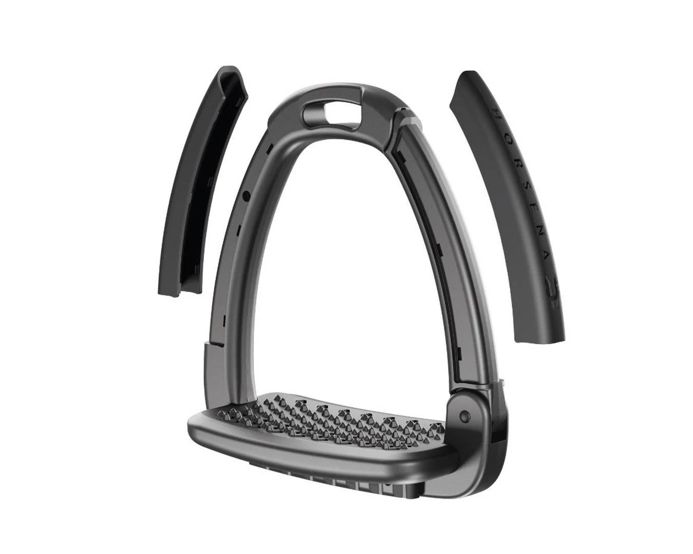Horsena Swap Stirrups With Black Side Covers