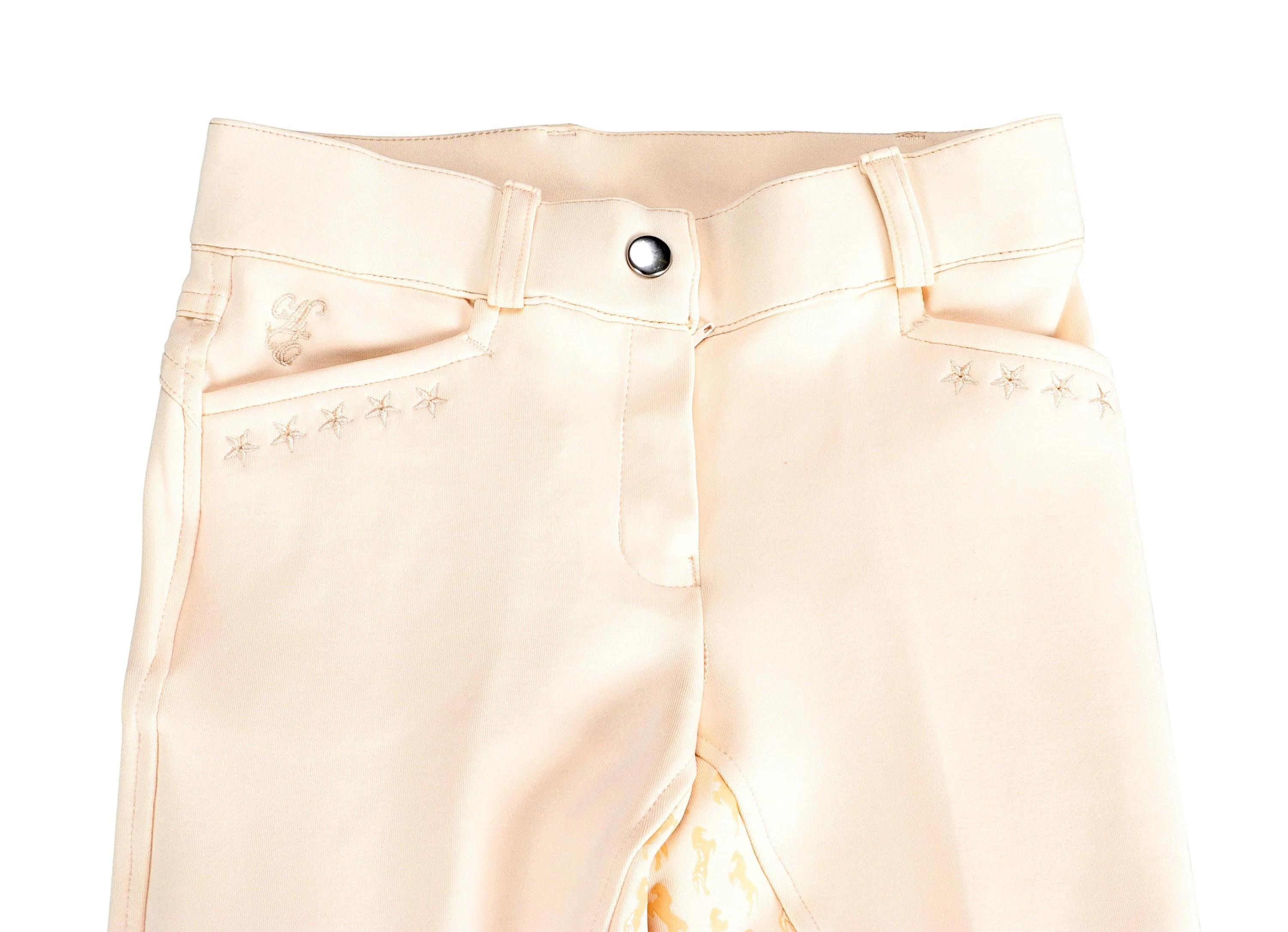 Huntington Girls Ruby Jodhpurs With Gel - Image 5