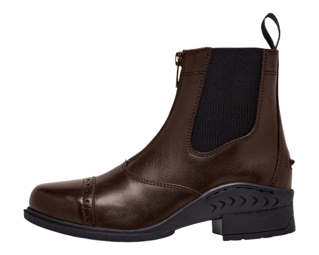 Huntington Ladies Leather Zipper Boot - Image 6