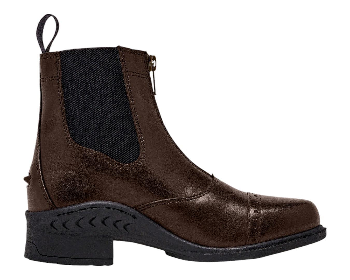 Huntington Ladies Leather Zipper Boot - Image 7