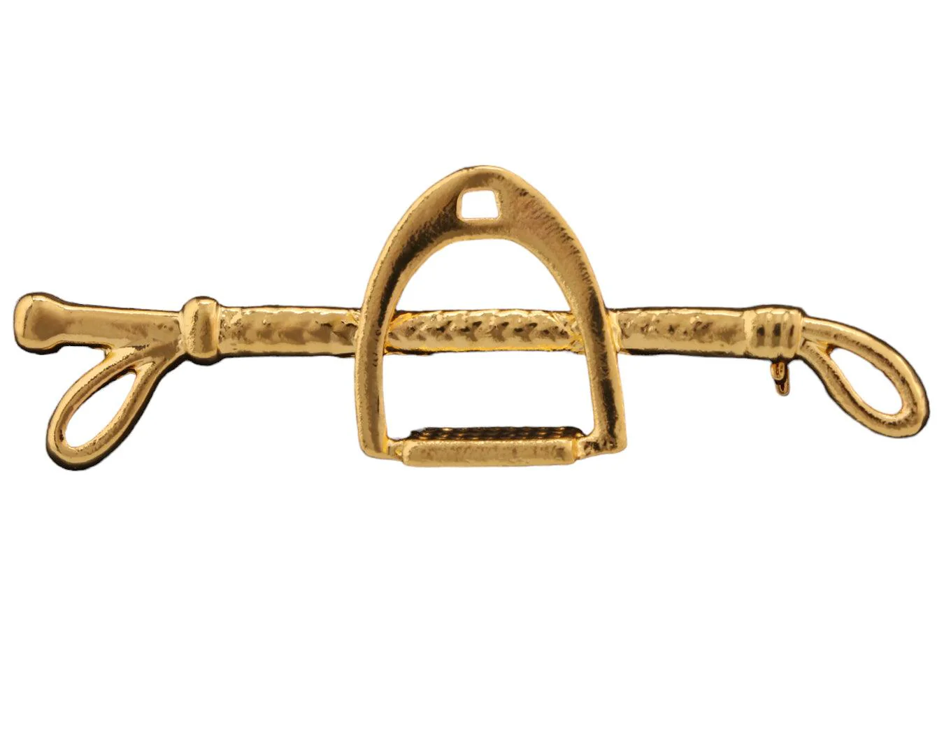 Huntington Stirrup Stock Pin - Gold or Silver