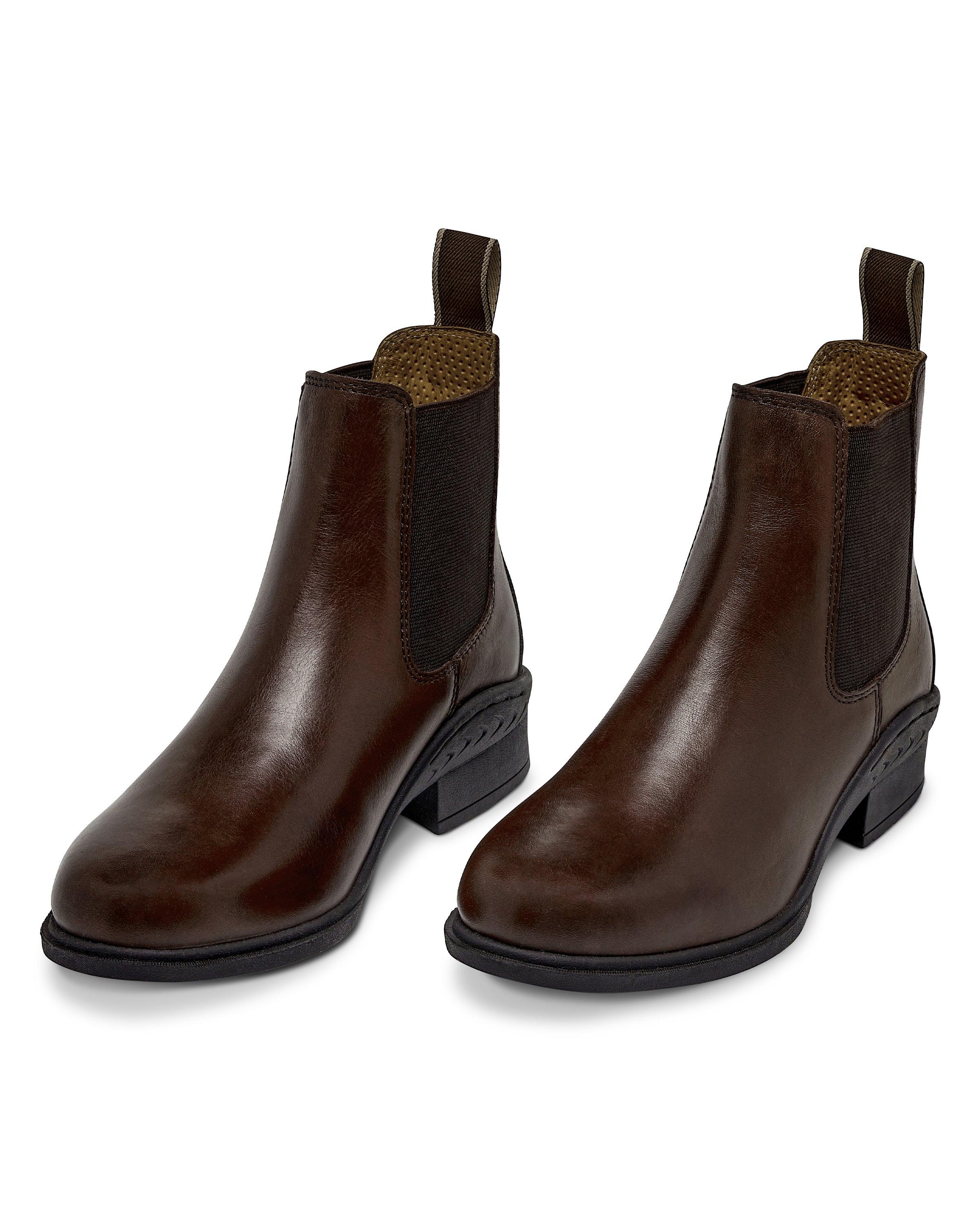 Huntington Youth Elastic Sided Jodhpur Boots - Image 2