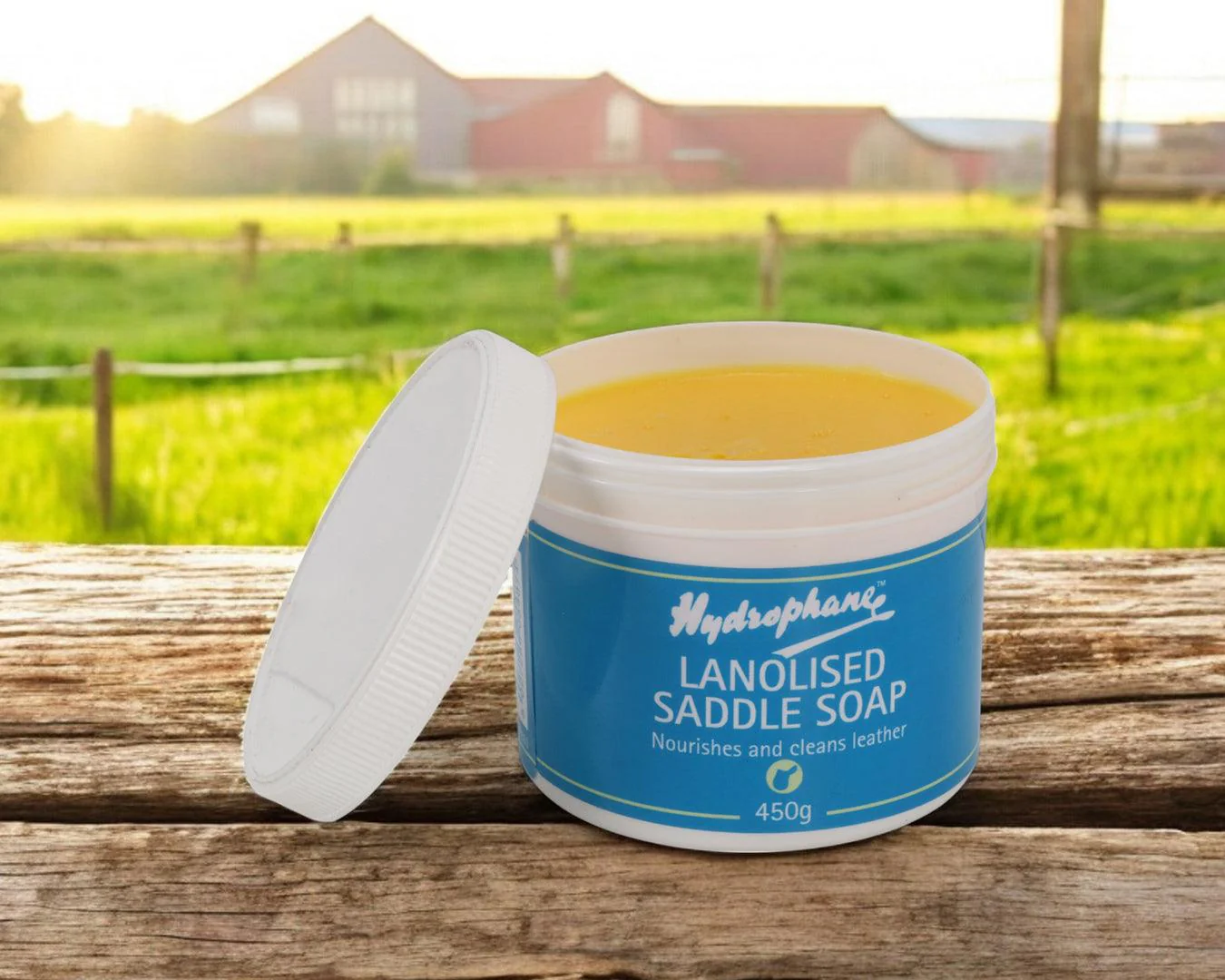 Hydrophane Lanolised Saddle Soap 450g - Image 3