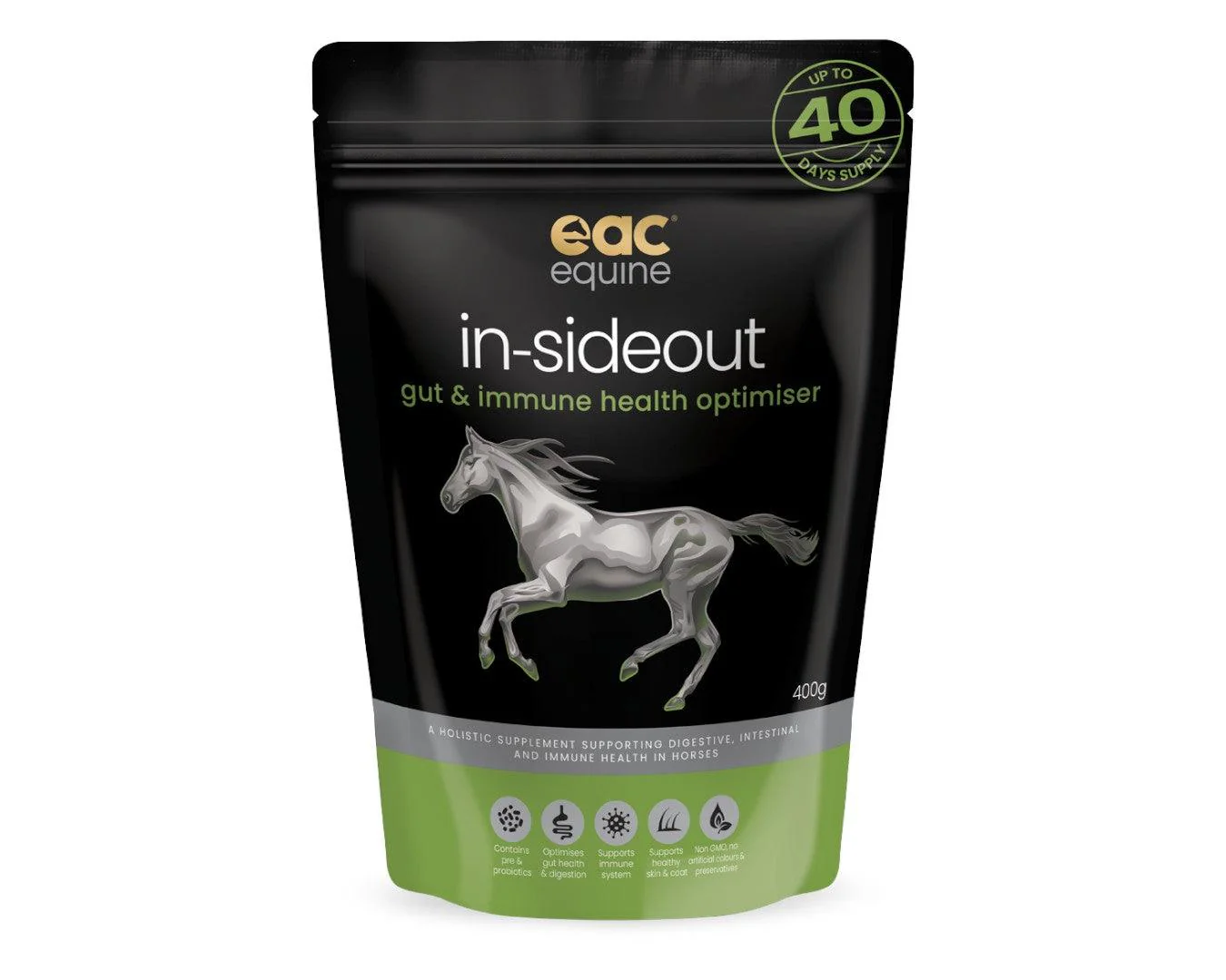 EAC IN-SIDEOUT Horse-Gut & Immune Health Optimiser