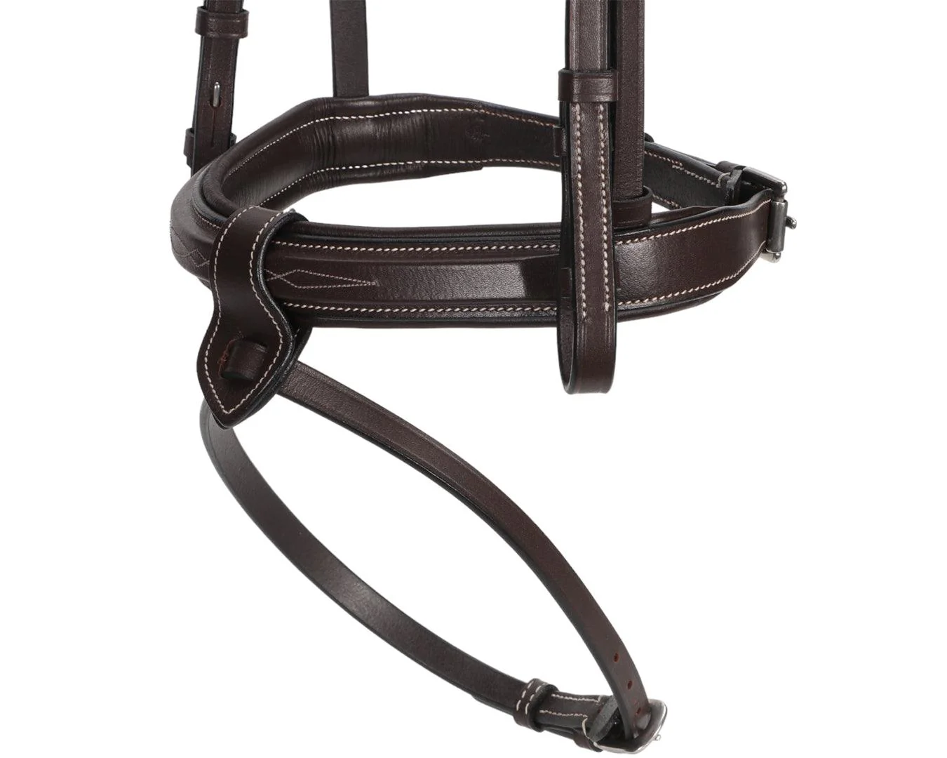 Jeremy & Lord Snaffle Bridle With Removable Flash Noseband & Laced Reins - Image 6