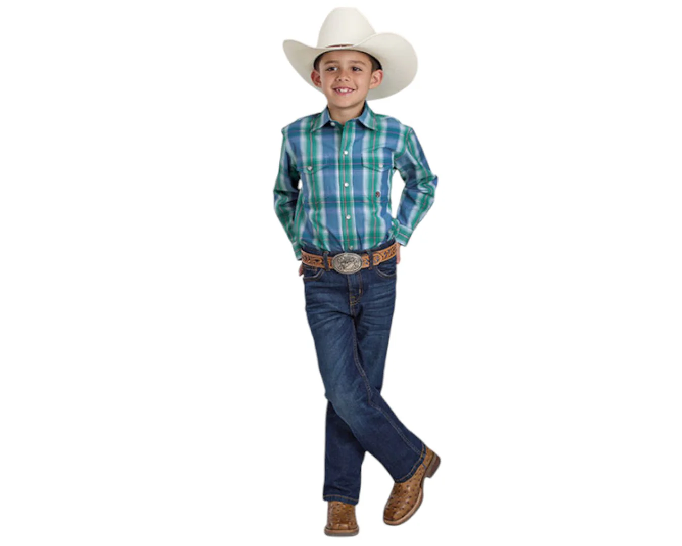 Just Country Boy's Amarillo Plaid Shirt