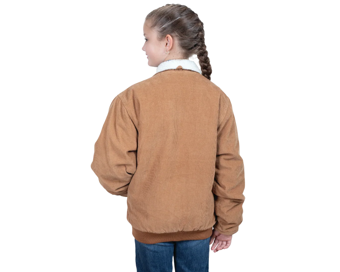 Just Country Kids Diamantina Sherpa Jacket - Caramel - Image 2
