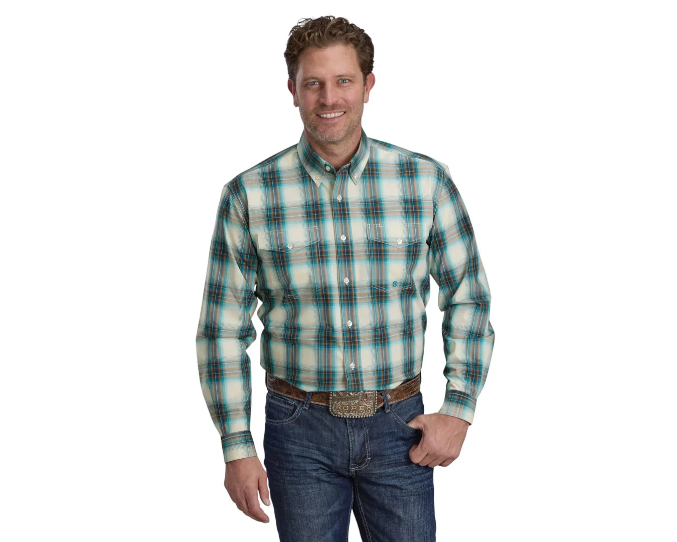 Just Country Men's Amarillo Long Sleeve Shirt - Image 2