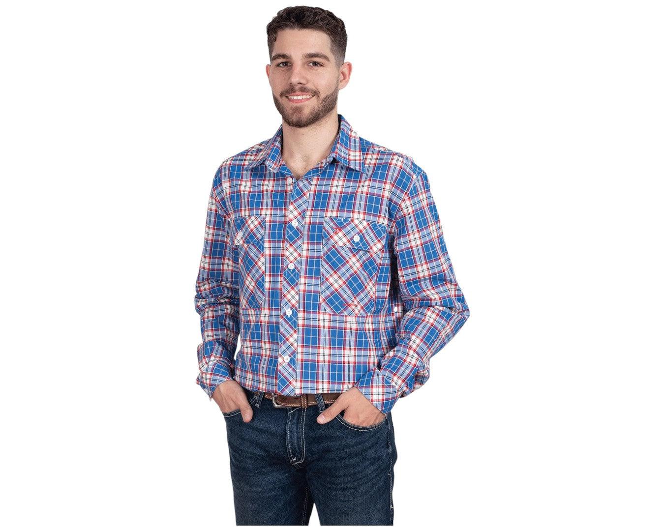Just Country Mens Austin Full Button Shirt - Image 10