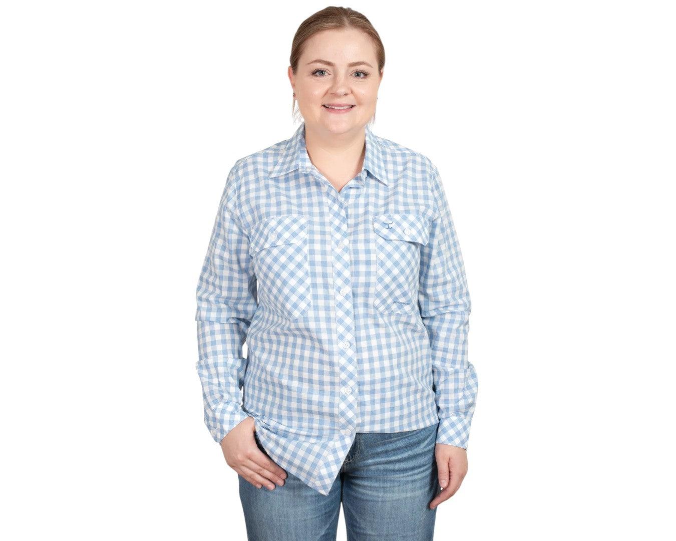 Just Country Womens Abbey Frills Full Button Shirt - Image 10