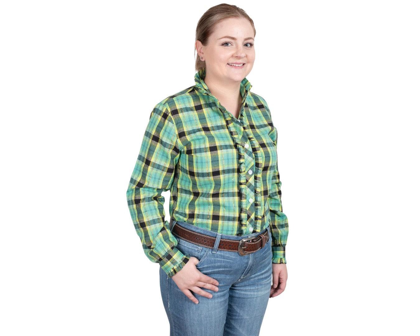 Just Country Womens Abbey Frills Full Button Shirt - Image 7