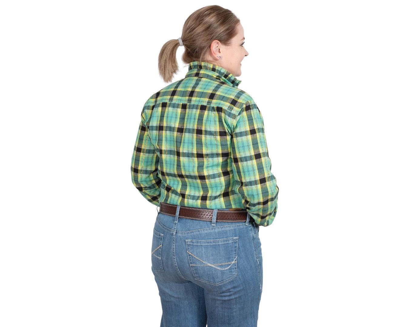 Just Country Womens Abbey Frills Full Button Shirt - Image 8
