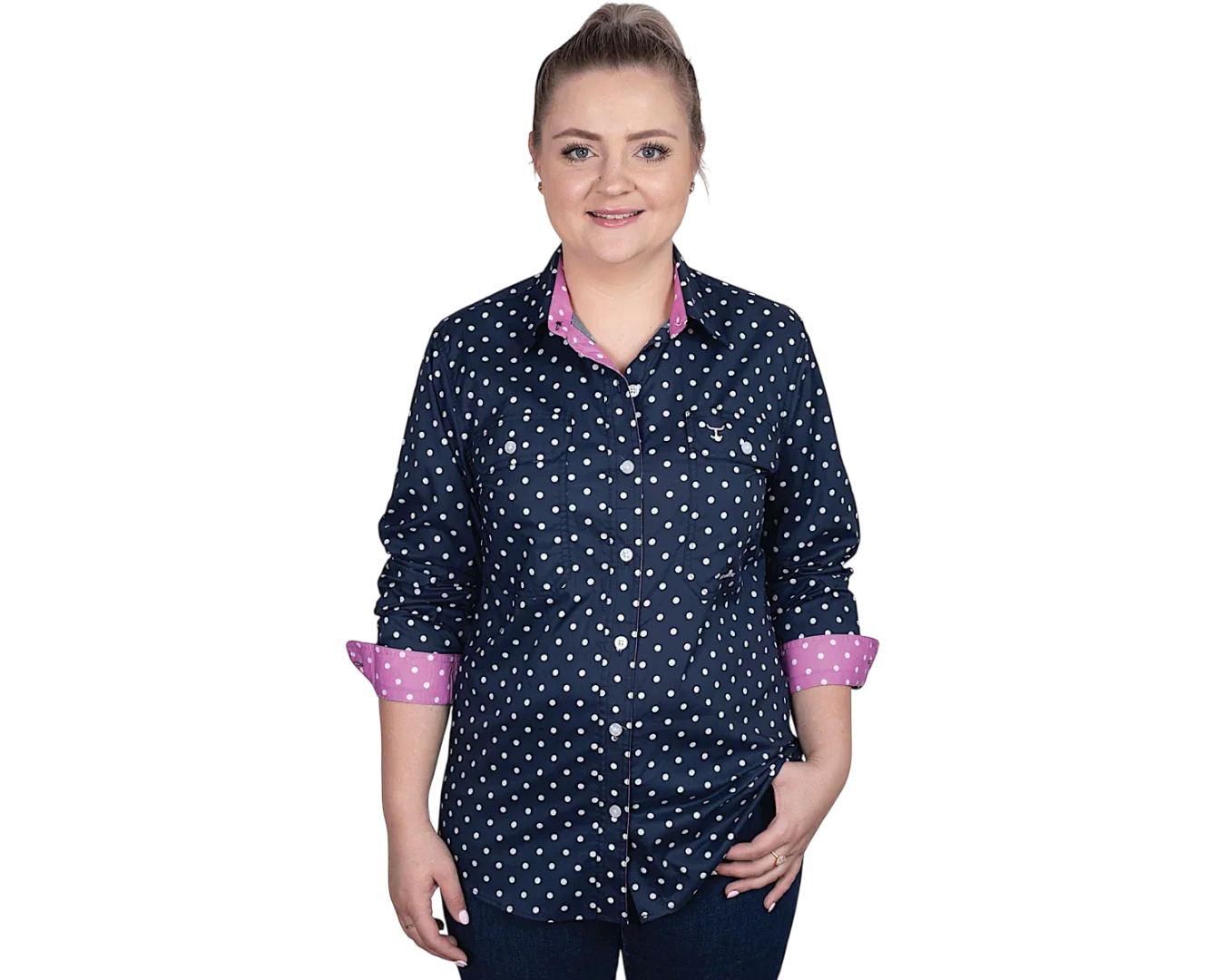 Just Country Womens Abbey Full Button Workshirt