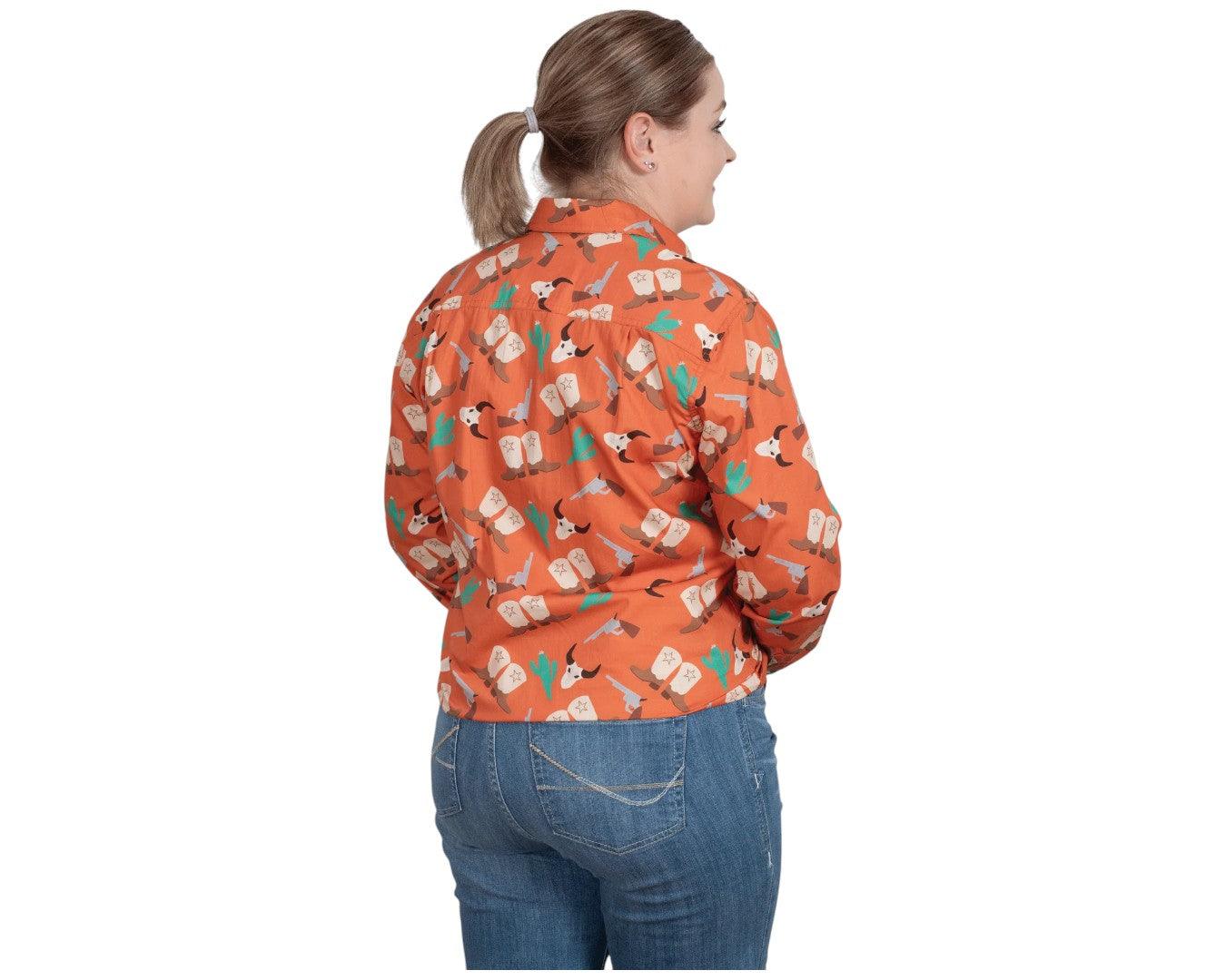 Just Country Womens Abbey Long Sleeve Button Down Shirt - Image 2