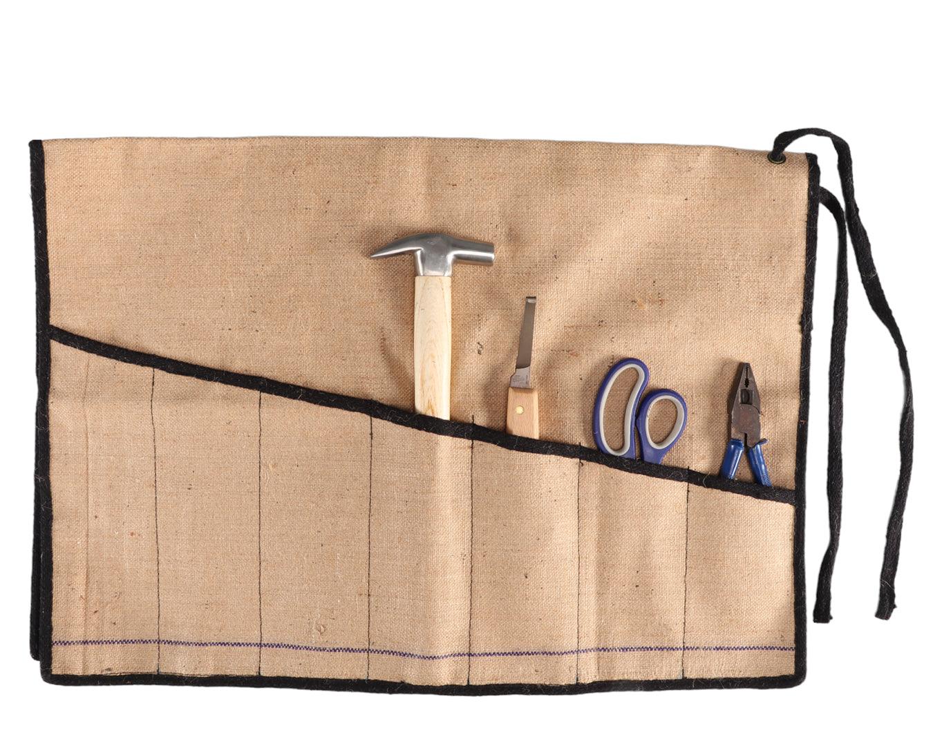 Jute Canvas Farriers Tool Roll - Image 3