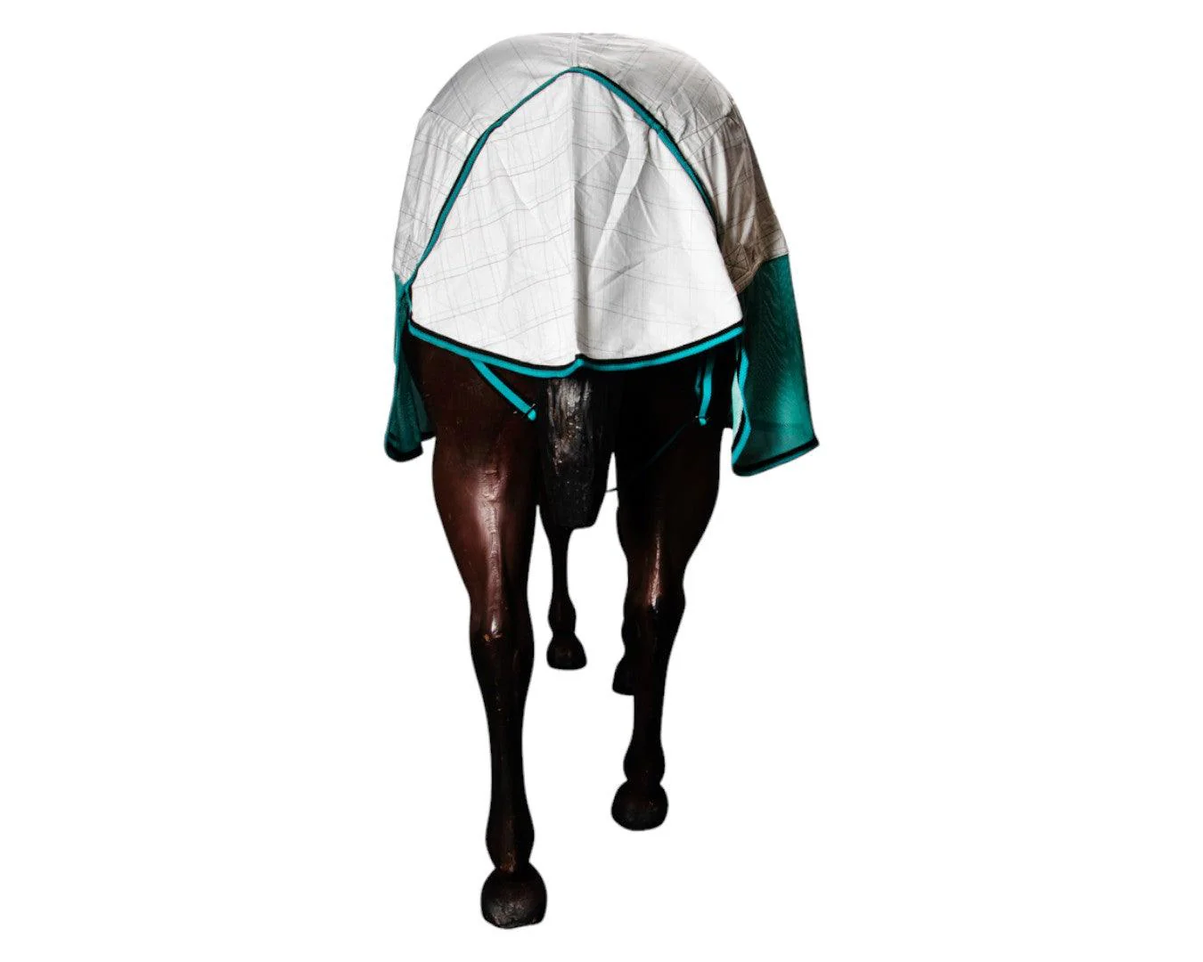 Kool Master Air Max Horse Rug Combo - White & Turquoise - Image 3