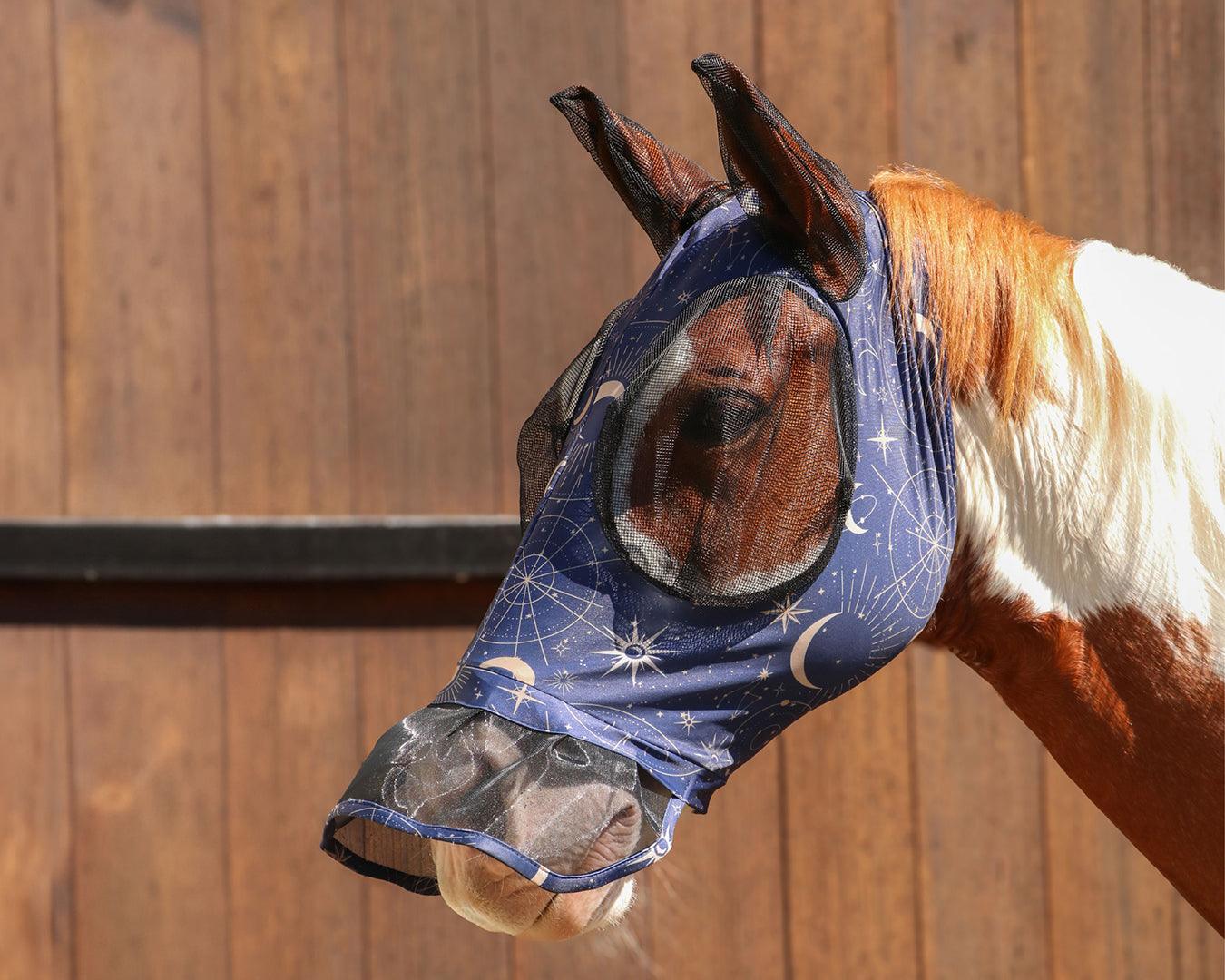 Kool Master Lycra Pull On Fly Mask - Celestial Star