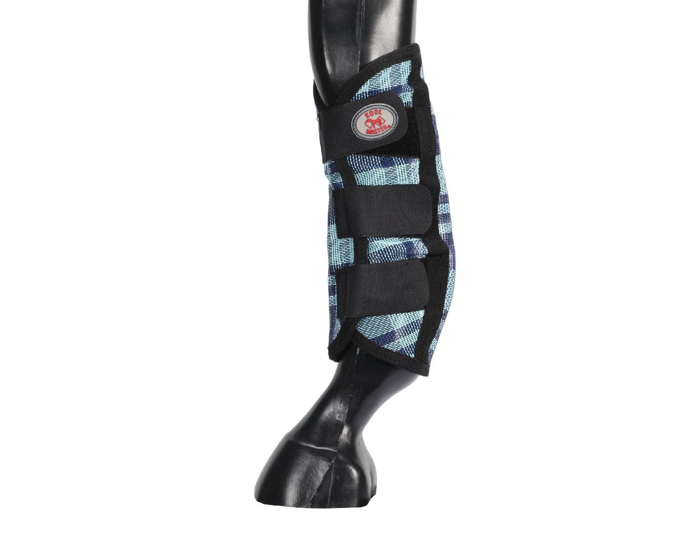Kool Master PVC Mesh Fly Boots Turquoise - Set of 4 - Image 6
