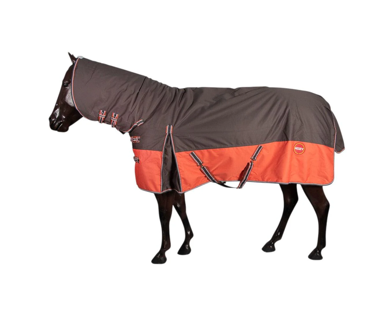Kozy 1200D 200G Fill Nylon Combo - Charcoal & Coral - Image 6