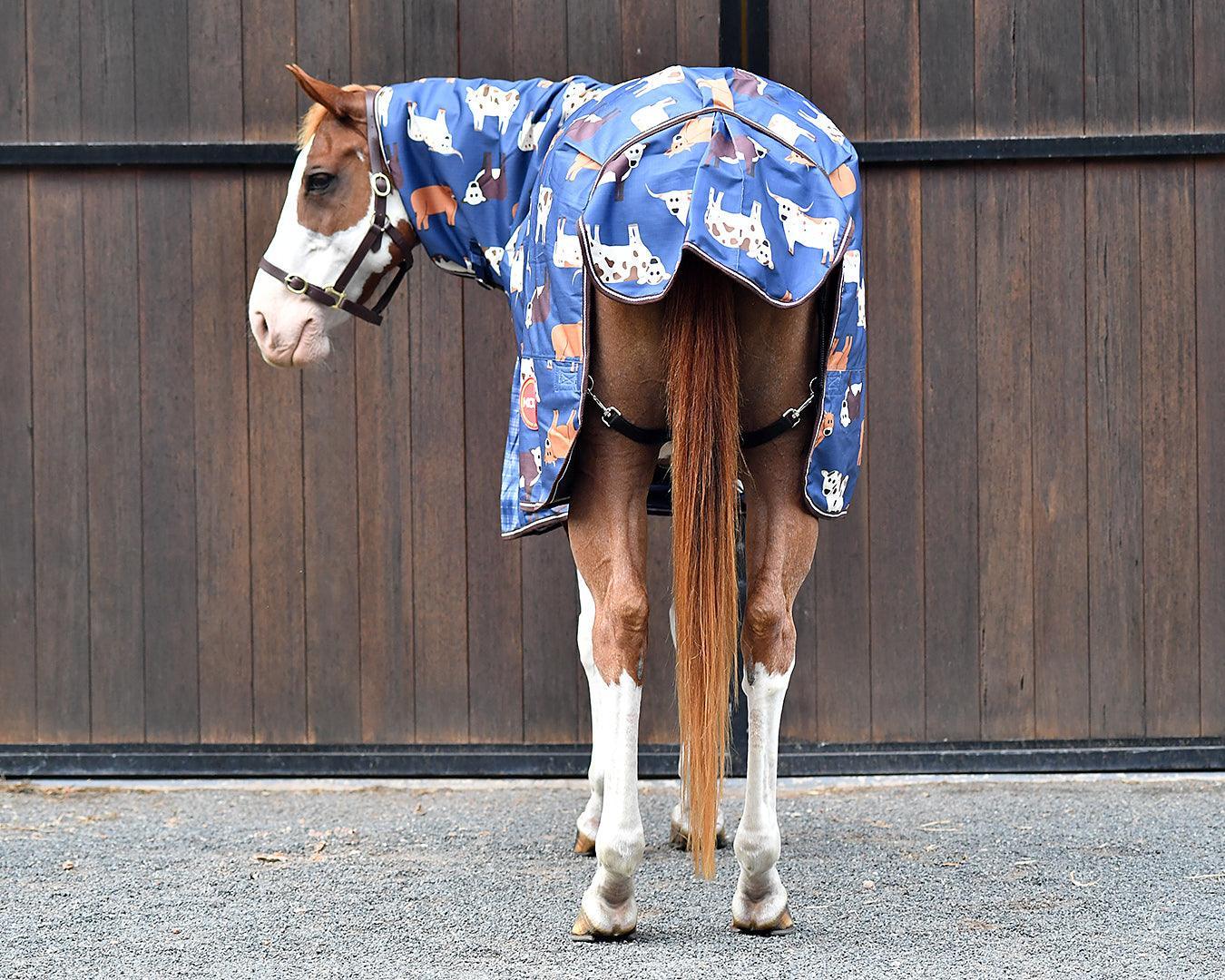 Kozy 1200D 200G Fill Nylon Combo - Navy Cows - Image 6