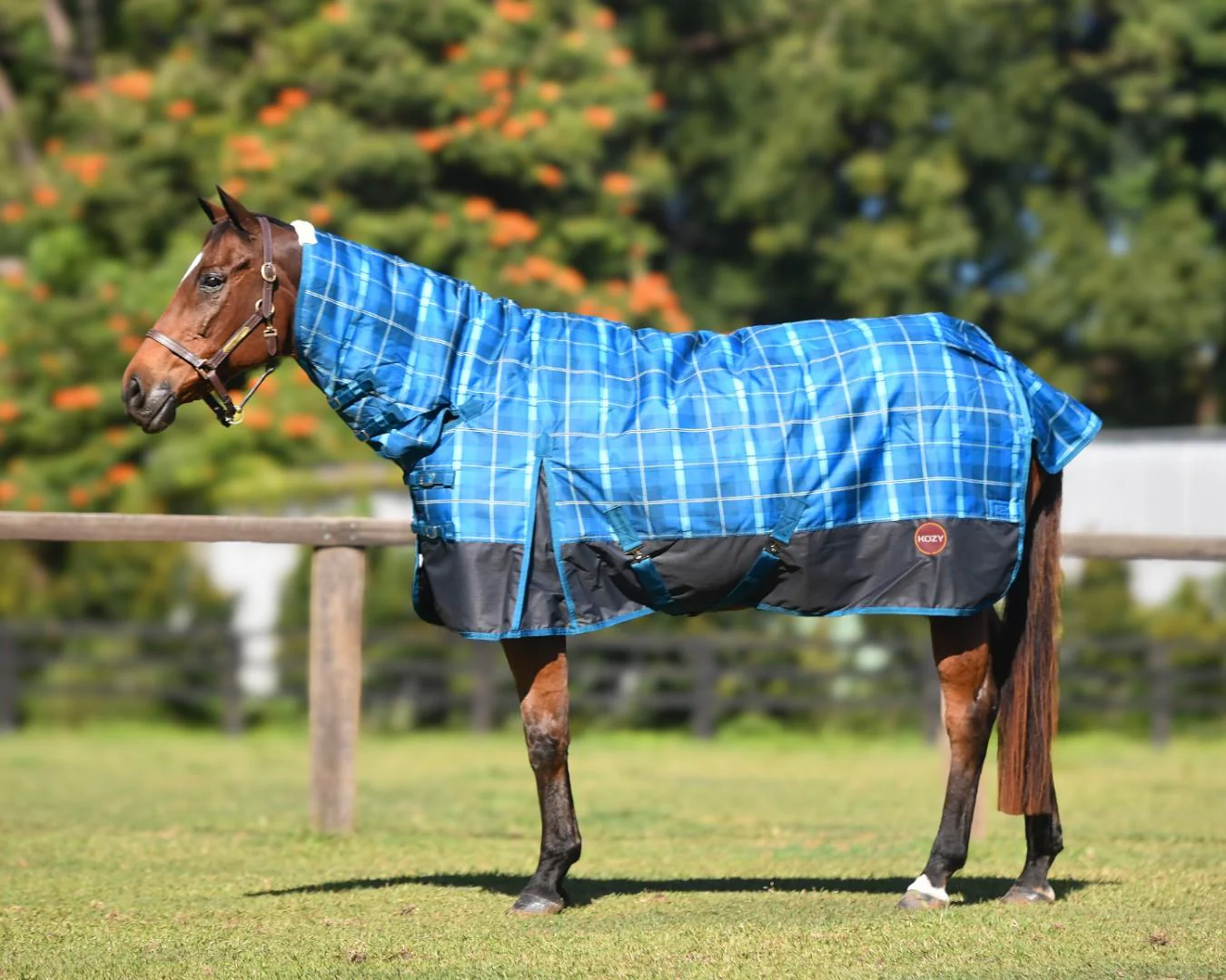 Kozy 1200D 250G Fill Nylon Combo - Blue Tartan
