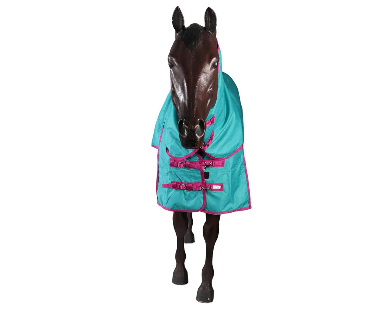 Kozy 1200D Rainsheet Combo - Teal/Cerise - Image 4