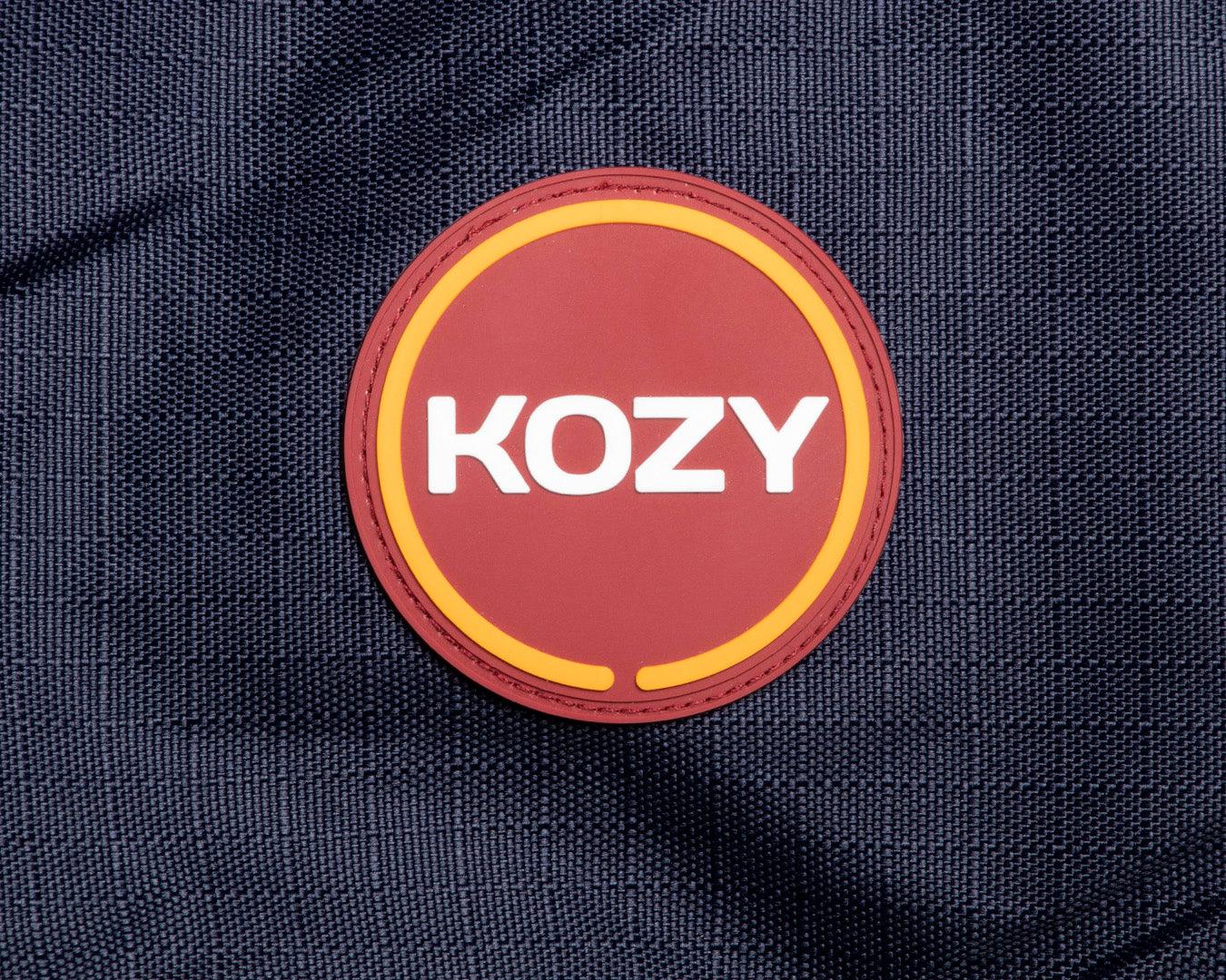 Kozy 1200D Rainsheet Horse Rug Combo - Navy & Orange - Image 5