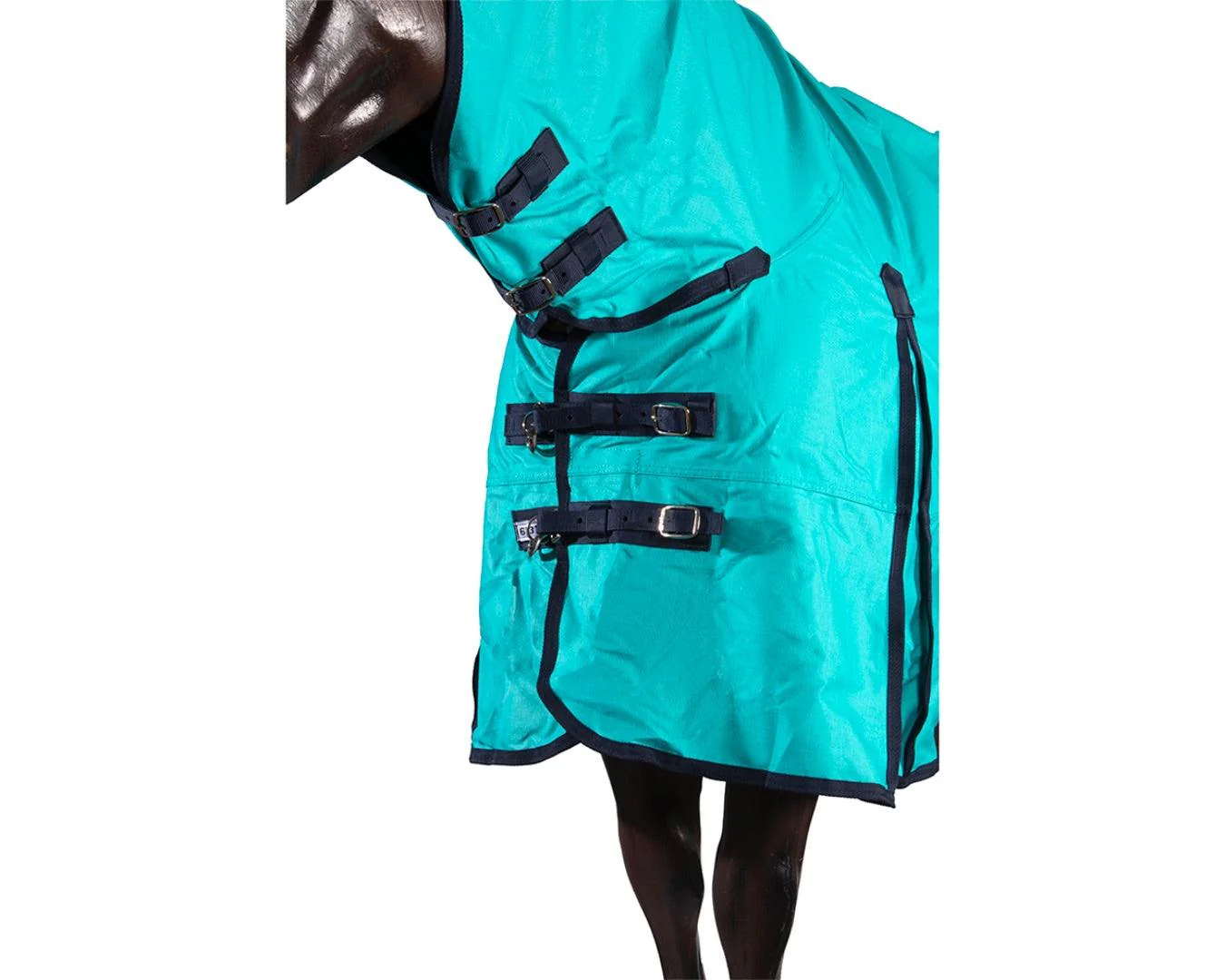 Kozy 1200D Rainsheet Horse Rug Combo - Turquoise - Image 4